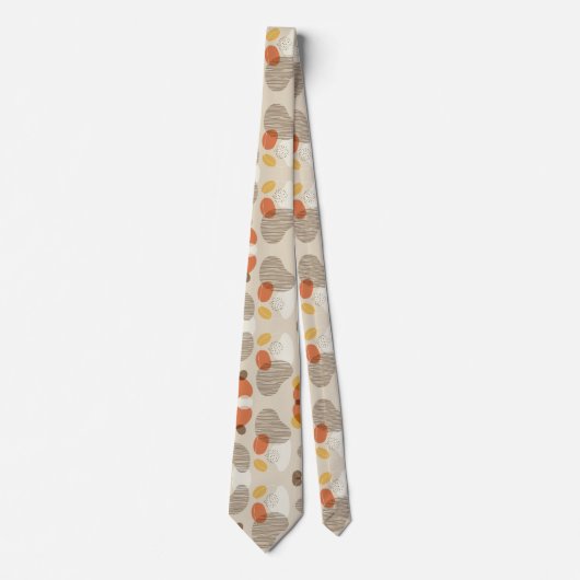 Boho Abstrakt Pattern Krawatte (Vorderseite)