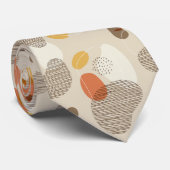 Boho Abstrakt Pattern Krawatte (Gerollt)