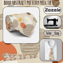 Boho Abstrakt Pattern Krawatte