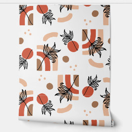 Boho Abstrakt Pattern | Modern Minimalistisch naht Tapete