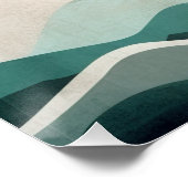 Boho Abstrakt Poster (Ecke)