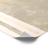 Boho Abstrakt Rainbow Art Poster (Ecke)