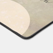 Boho Abstrakt Rainbow Art Schreibtischunterlage (Ecke)