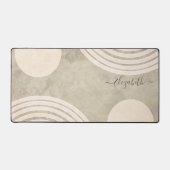 Boho Abstrakt Rainbow Art Schreibtischunterlage (Vorderseite)