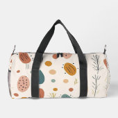 Boho Abstrakt Retro Modern Collection Duffle Bag (Rückseite)