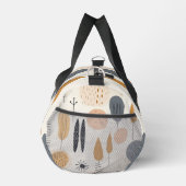 Boho Abstrakt Retro Populäre Sammlung Duffle Bag (Rechts)