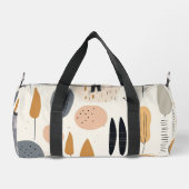 Boho Abstrakt Retro Populäre Sammlung Duffle Bag (Rückseite)