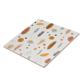 Boho Abstrakt Retro Trendy Collection Fliese