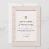 Boho Abstrakt Shapes Arch Abschluss Ankündigung (Rückseite)