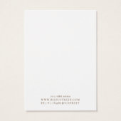 Boho Abstrakt Shapes Earthy Earring Display Card (Rückseite)