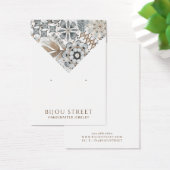 Boho Abstrakt Shapes Earthy Earring Display Card (Schreibtisch)