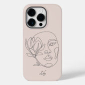 Boho Abstrakt Simple Line Art, Boho Chic Case Mate (Rückseite)