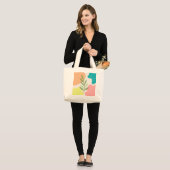 Boho abstrakt Tasche (Vorderseite (Model))