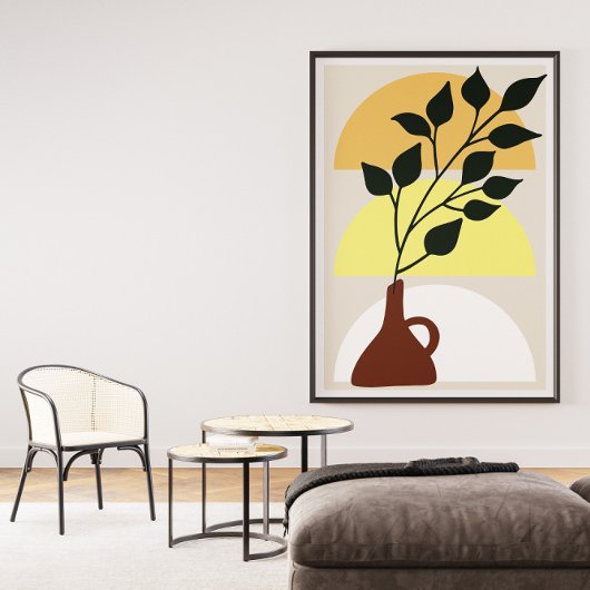 Boho Abstrakt Wall Art Leinwand