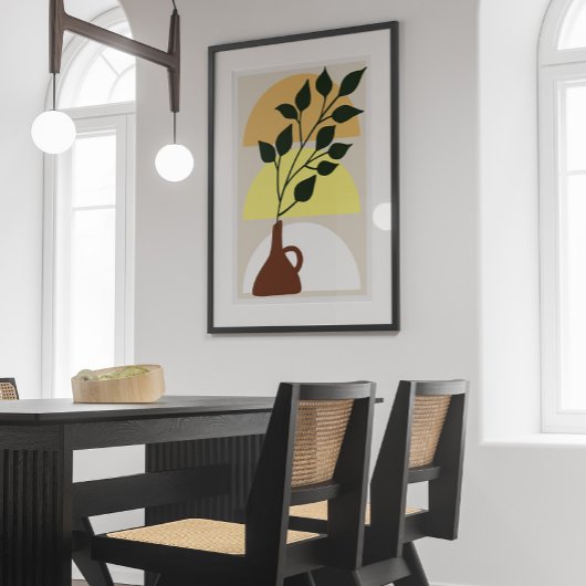 Boho Abstrakt Wall Art Leinwand