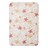 Boho abstrakte Blume ernten Goldgrubenknochen Badematte (Vorderseite Vertikal)