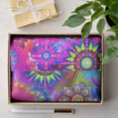 Boho abstrakte Blume Seidenpapier (Geschenk)