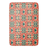 Boho-Abstrakte Blumenkunst Badematte (Vorderseite Vertikal)