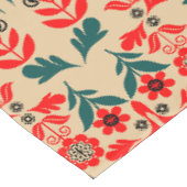 Boho-Abstrakte Blumenkunst Tischdecke (Schrägansicht)