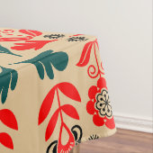 Boho-Abstrakte Blumenkunst Tischdecke (Beispiel)