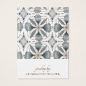 Boho Abstrakte Formen Earring Display Card (Vorderseite)