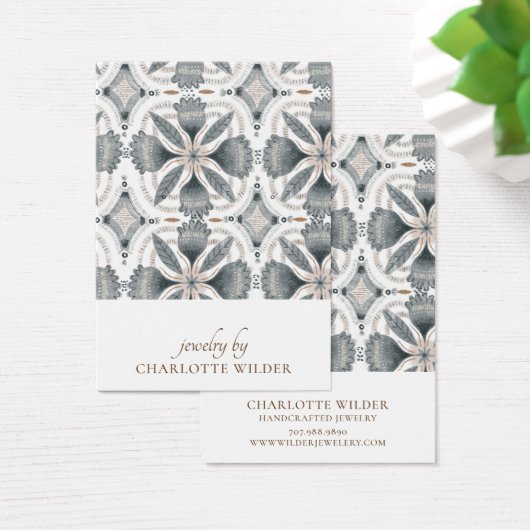 Boho Abstrakte Formen Earring Display Card (Schreibtisch)