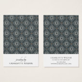 Boho Abstrakte Formen, kohlenseitige Anzeigetafel (Vorne & Hinten)