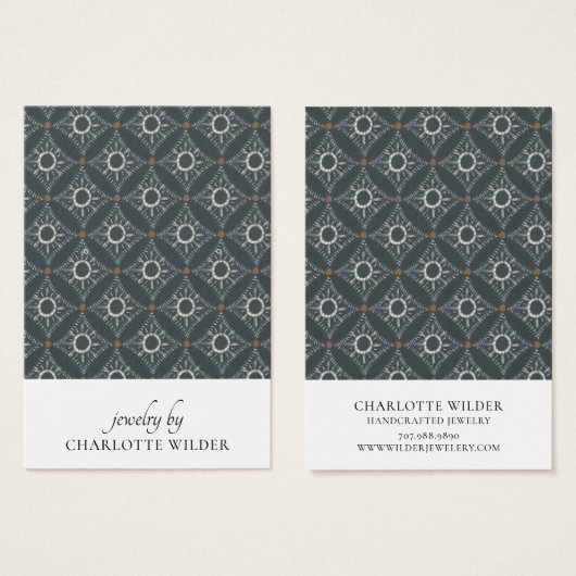 Boho Abstrakte Formen, kohlenseitige Anzeigetafel (Vorne & Hinten)