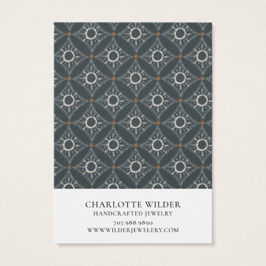 Boho Abstrakte Formen, kohlenseitige Anzeigetafel (Rückseite)