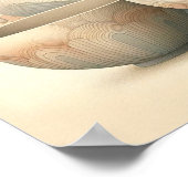 Boho Abstrakte Keramik Bowls mit texturierten Laye Poster (Ecke)