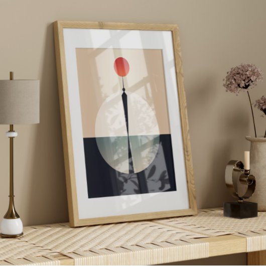 Boho Abstrakte Moderne Kunst Poster