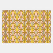 Boho Abstrakte Pastellformen Muster rosa gelb Geschenkpapier Set (Vorderseite 3)