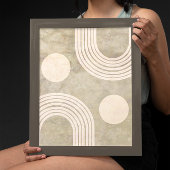 Boho-Abstrakte Regenbogen-Kunst-Dekoration Poster