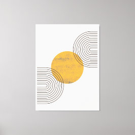 Boho-Abstrakte Wandkunst Leinwanddruck