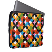Boho-Abstraktes Muster Farbige Mid-Century-Modern Laptopschutzhülle (Vorne Rechts)