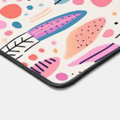 BOHO Abstraktes Muster Pastel Botanisch Schreibtischunterlage (Ecke)