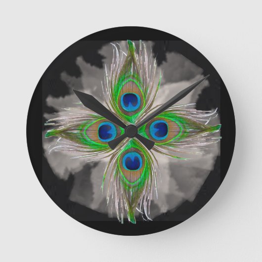BOHO acrylic wall clock  Runde Wanduhr (Vorderseite)