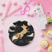 Boho Adventure Fox Birthday Pappteller (Party)