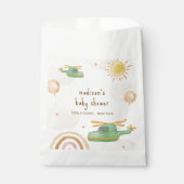 Boho Adventure Helicopter Airplane Baby Shower Geschenktütchen (Vorderseite)