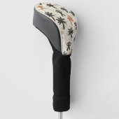 Boho-Affen-Dschungel-Safari-Muster Golf Headcover (angewinkelt)