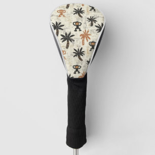 Boho-Affen-Dschungel-Safari-Muster Golf Headcover