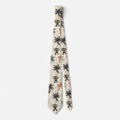 Boho-Affen-Dschungel-Safari-Muster Krawatte (Vorderseite)