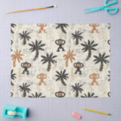 Boho-Affen-Dschungel-Safari-Muster Seidenpapier (Basteln)