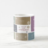 Boho Affirmation and Inspiration Zitat Blumenflora Kaffeetasse (Mittel)