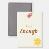 Boho Affirmation Magnet (Vorderseite/Rückseite)