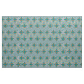 Boho afrikanisches 70er-Fusionsmuster Kunst deco/ Stoff (Yard (91,4 cm))