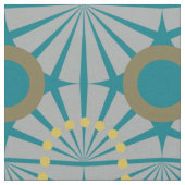 Boho afrikanisches 70er-Fusionsmuster Kunst deco/ Stoff (Nahaufnahme)