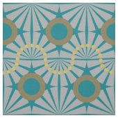 Boho afrikanisches 70er-Fusionsmuster Kunst deco/ Stoff (Muster)