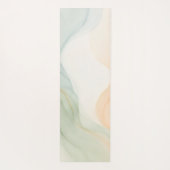 Boho Alcohol Ink Mindful Calming Minimalist Yogamatte (Rückseite)