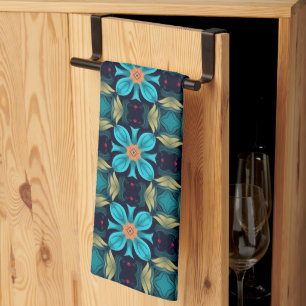 Boho Aliette 2 Blue Green Geschirrtuch